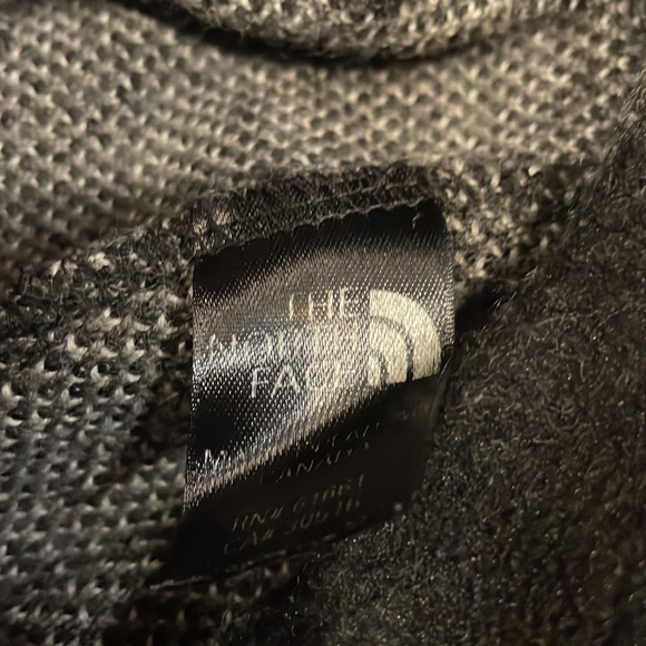 The North Face Black Gray Argyle Beanie Wool Blend Cap - Picture 5 of 6